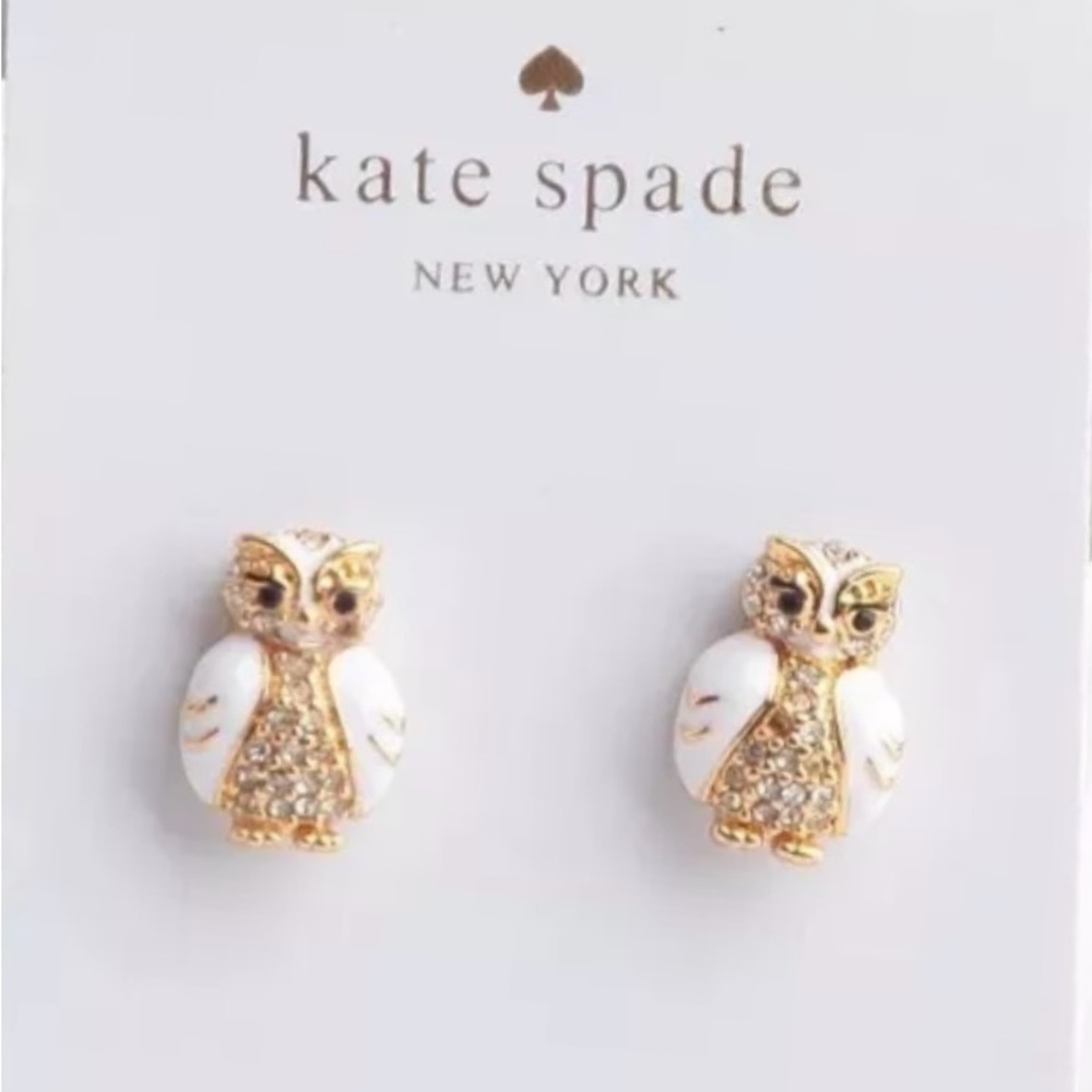 KATE SPADE Star Bright Owl Earrings - Picture 3 of 8